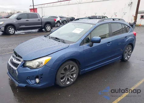 2012 Subaru Impreza 2.0I Sport Premium from USA, damaged, VIN JF1GPAL63CH231728